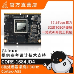 Core-1684JD4 AI核心板八核A53大内存高算力BM1684算能SOHPON 12G+32