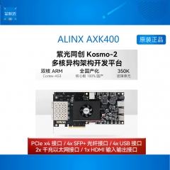 AXK400 黑金国产FPGA开发板紫光同创Kosmo2 ARM PCIE光纤PG2K400 AXK400 开发板